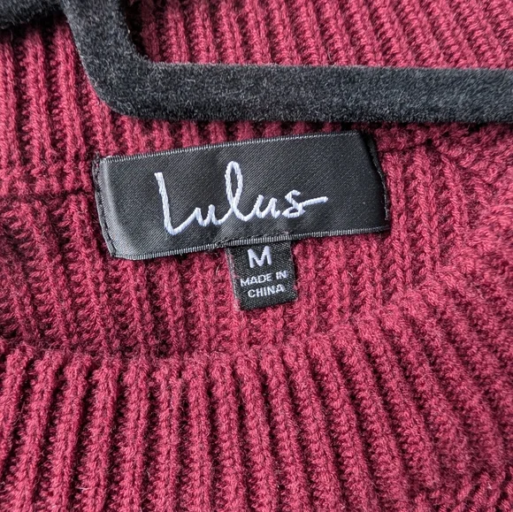 Lulu's Off-Shoulder Ribbed Sweater - Picture 5 of 5